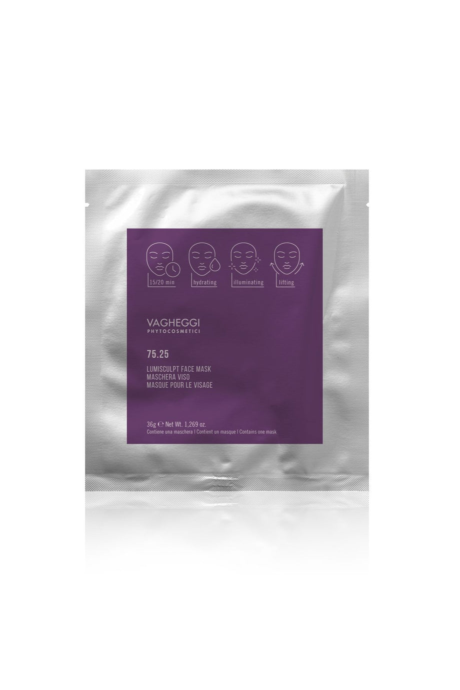 Vagheggi 75.25 Longevity LumiSculpt Face Mask - 3 Masks
