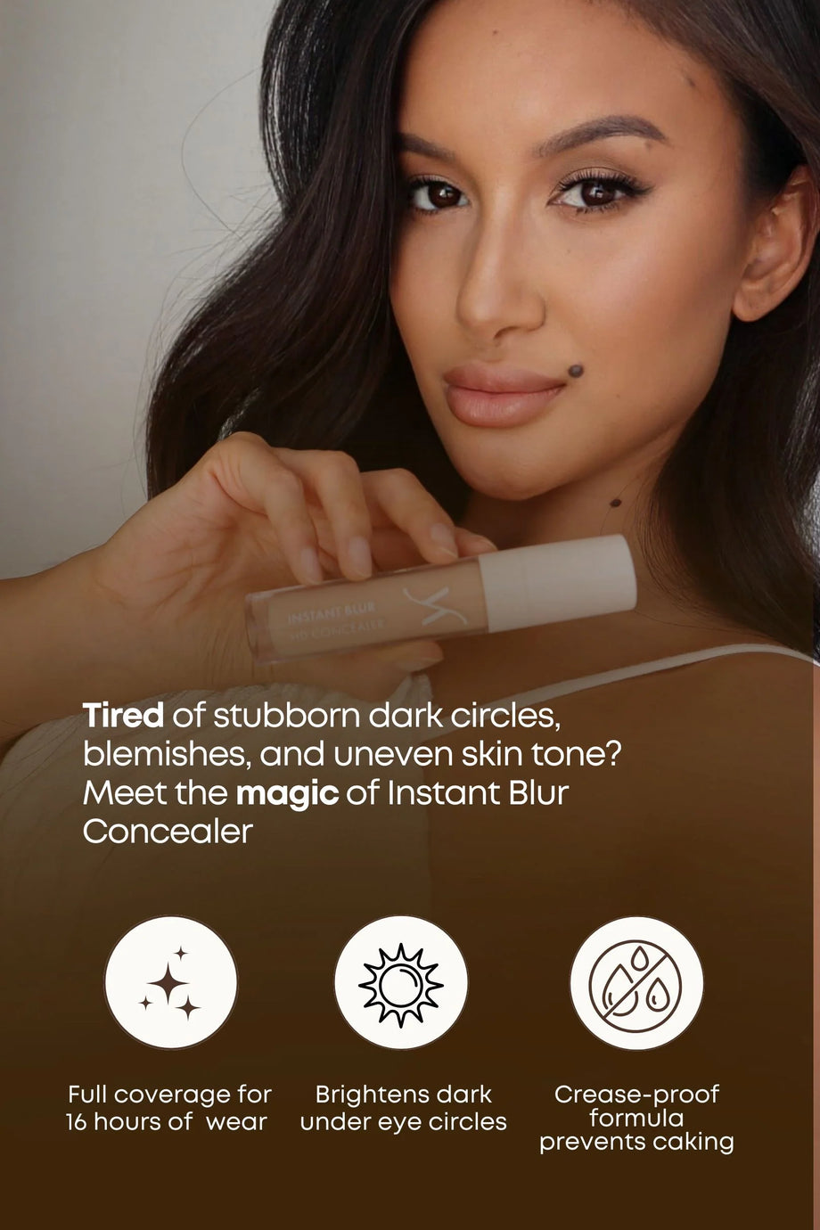 Vani-T Instant Blur HD Concealer Shade- C45