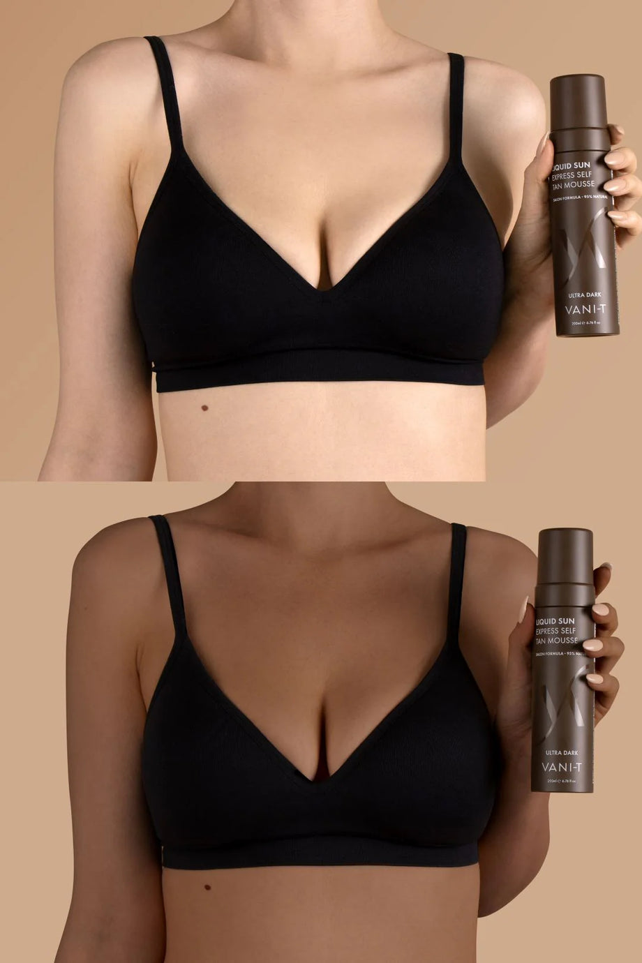 Vani-T Liquid Sun Express Self Tan Mousse - Ulta Dark (Chocolate Base) 200ML