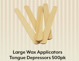 WAX APPLICATORS LARGE 500PK - Tongue Depressors
