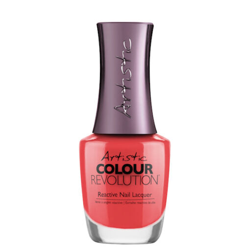 ARTISTIC NAIL LACQUER - BRING THE HEAT - CORAL PINK NEON CRÈME