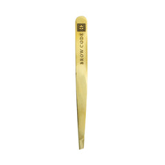 Brow Code Slant Precision Tweezer 100% Stainless Steel