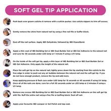 Load image into Gallery viewer, ibd Soft Gel Tips - Long Stiletto 504 Tips / 12 Sizes
