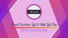 ibd Soft Gel Tips - Short Almond 504 Tips / 12 Sizes