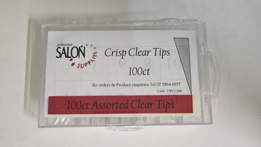 Salon Supplies Crisp Clear TIPS 100ct