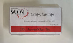 Salon Supplies Crisp Clear Tips 250ct