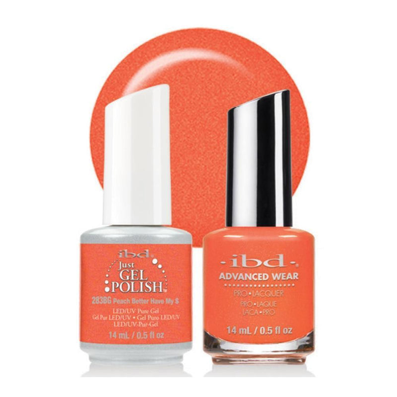 ibd Just Gel Polish & Advanced Wear Duo - Peach Better Have My $