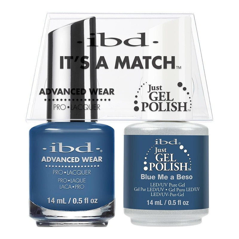 ibd Just Gel Polish & Advanced Wear Duo - Blue Me A Beso
