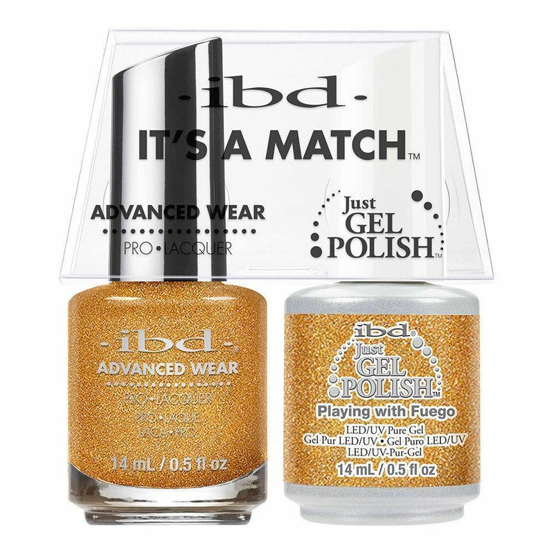 ibd Just Gel Polish & Advanced Wear Duo - Playing With Fuego