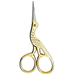 STORK SCISSORS STRAIGHT GOLD