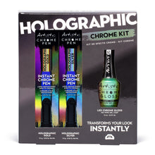 Load image into Gallery viewer, CHROME 3PC KIT - HOLOGRPAHIC LOOK
