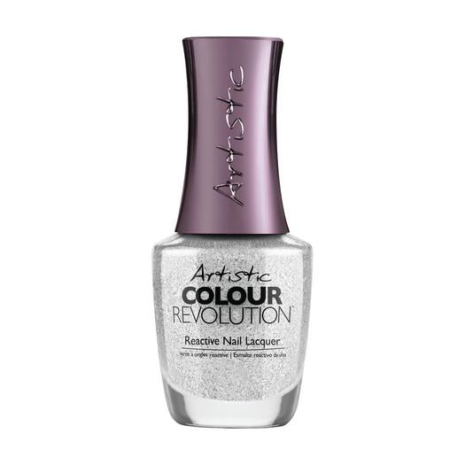 Artistic I MAKE THE RULES - Silver Brushed Metal Foil NAIL LACQUER
