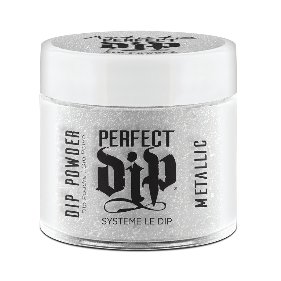 Artistic I MAKE THE RULES - Silver Brushed Metal Foil DIP