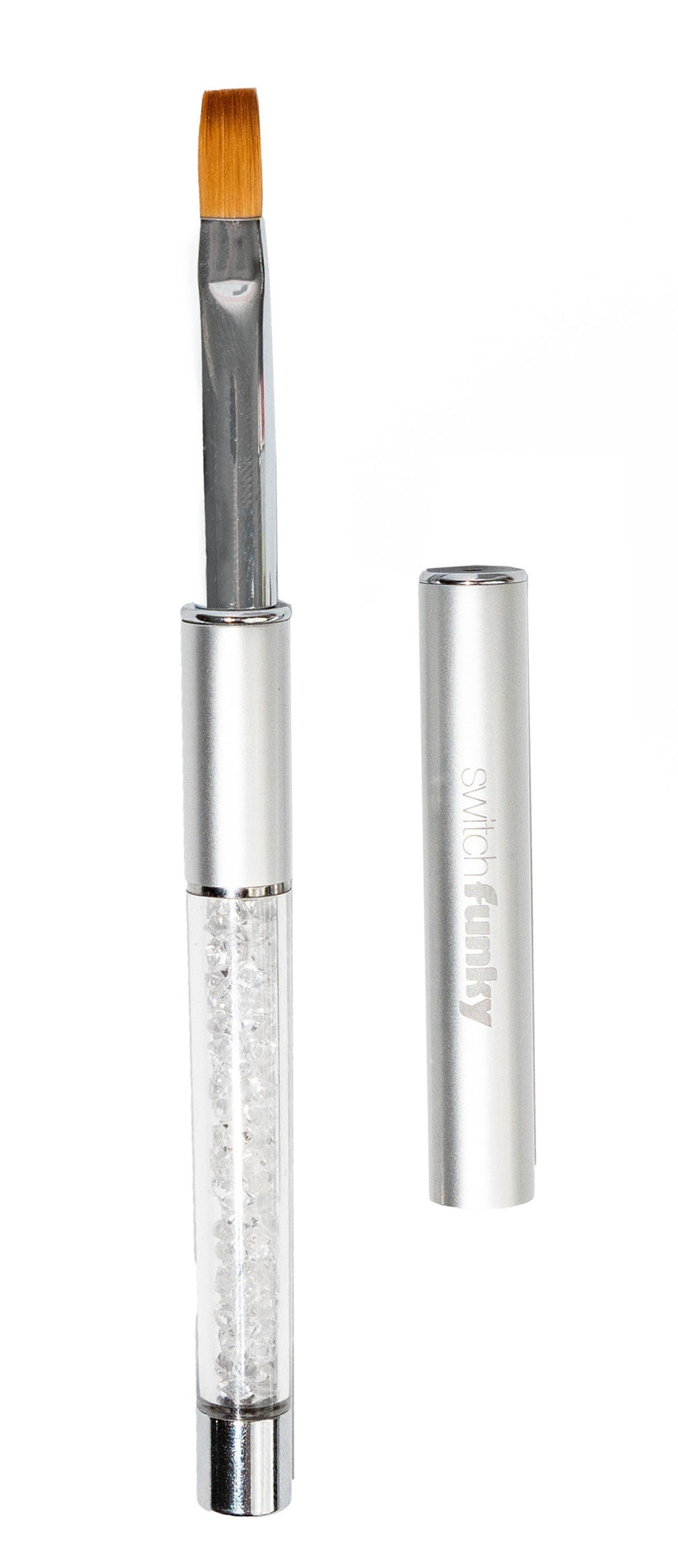 GEL BRUSH #8 FLAT - DIAMOND HANDLE - KOLINSKY