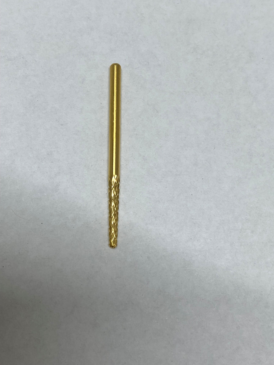 Carbide Under Nail Cleaner - Gold Drill Bit