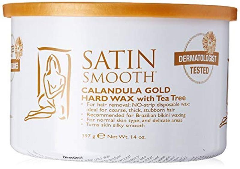 Satin Smooth Hard Wax Calendula Gold with Tea Tree Oil 397g