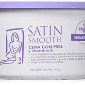 Satin Smooth Strip Wax Honey with Vitamin E 397g