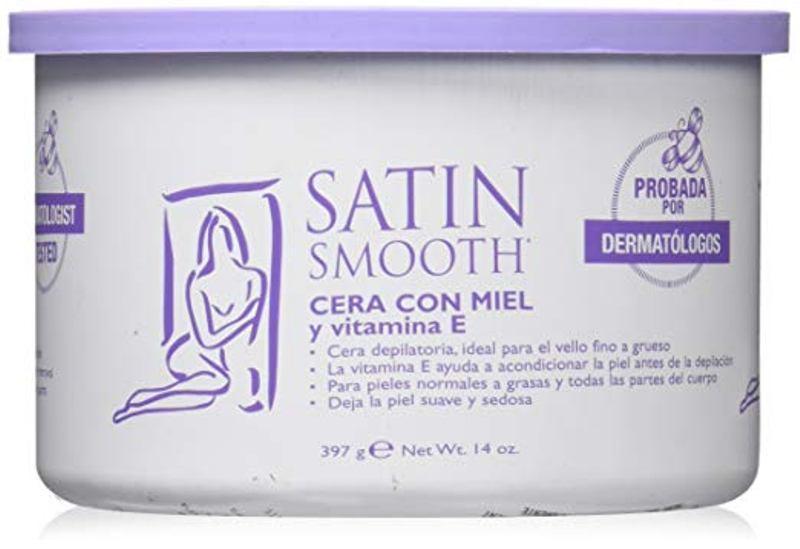 Satin Smooth Strip Wax Honey with Vitamin E 397g