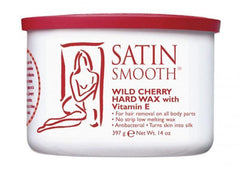 Satin Smooth Hard Wax Wild Cherry with Vitamin E 397g