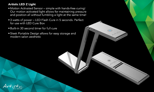 Artistic Gel on Xtensions LED Z Light
