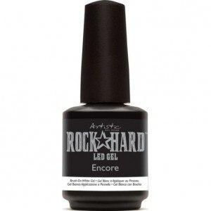 Rock Hard LED GEL   -   ENCORE   -   Brush On White Gel