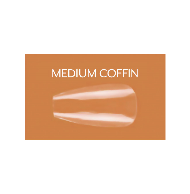 Artistic Gel On Xtensions Medium Coffin 550CT