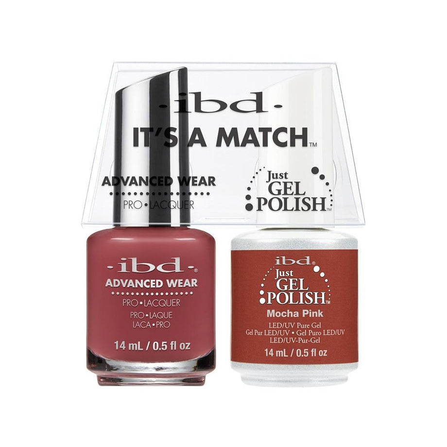 ibd Gel Polish & Lacquer Duo - Mocha Pink