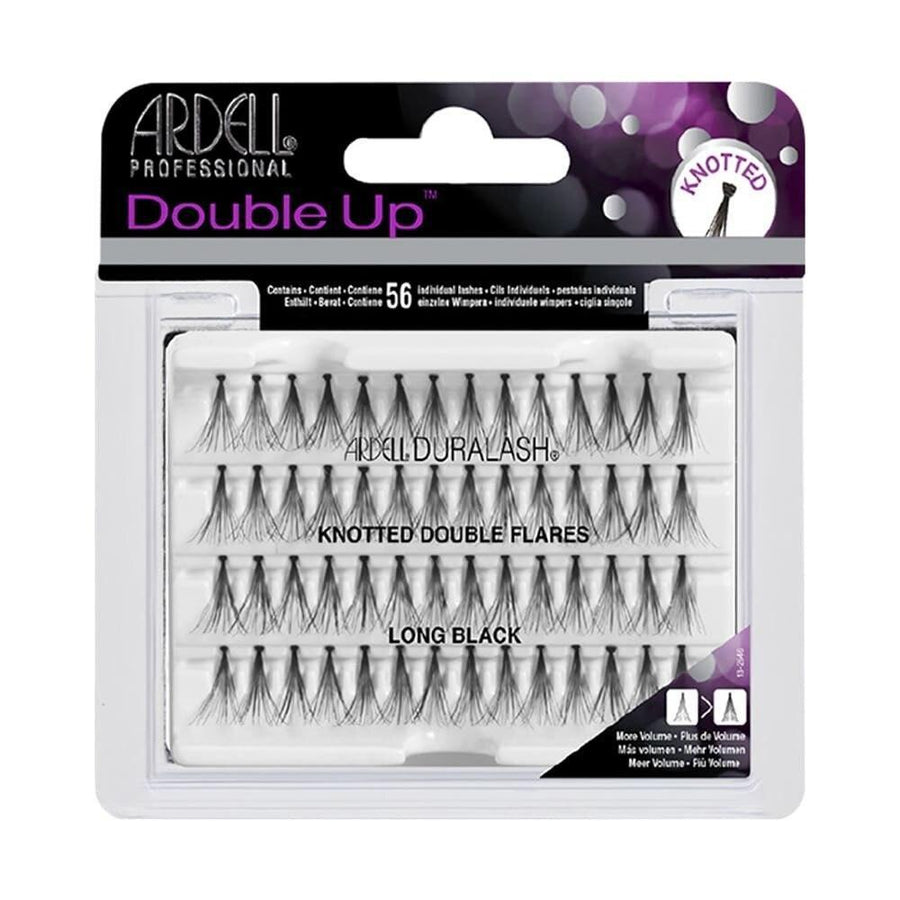 Ardell Lashes Double Up Individuals Knotted - Long Black