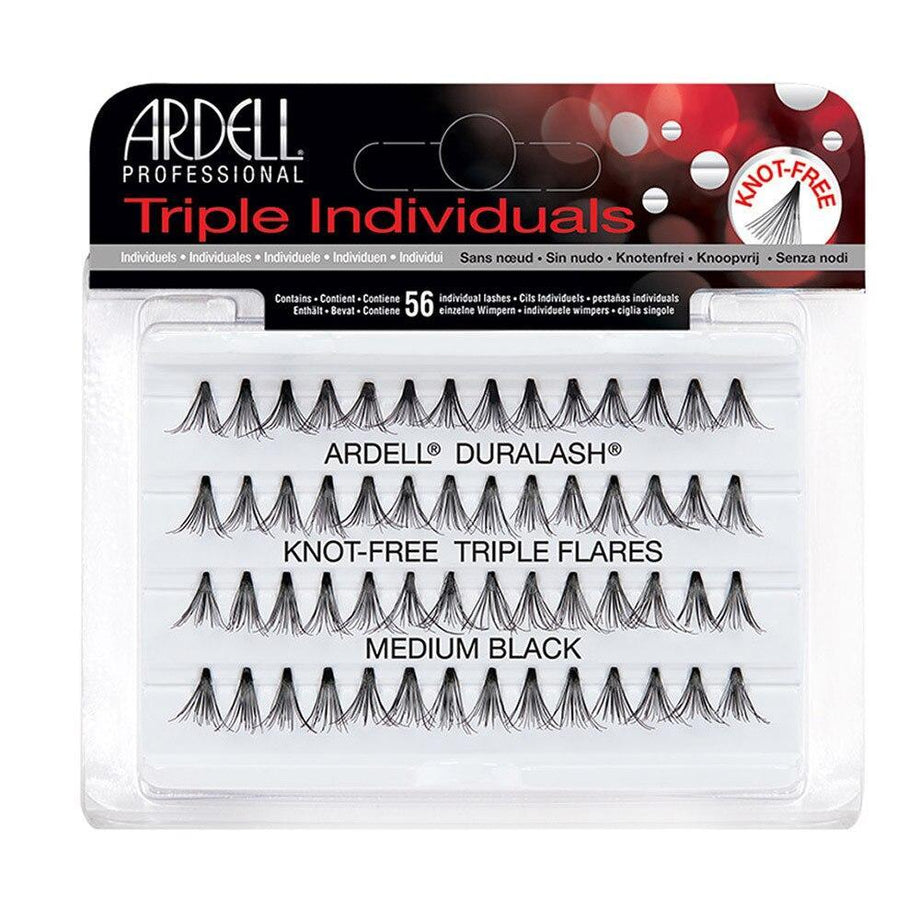Ardell Lashes Triple Individuals - Medium Black