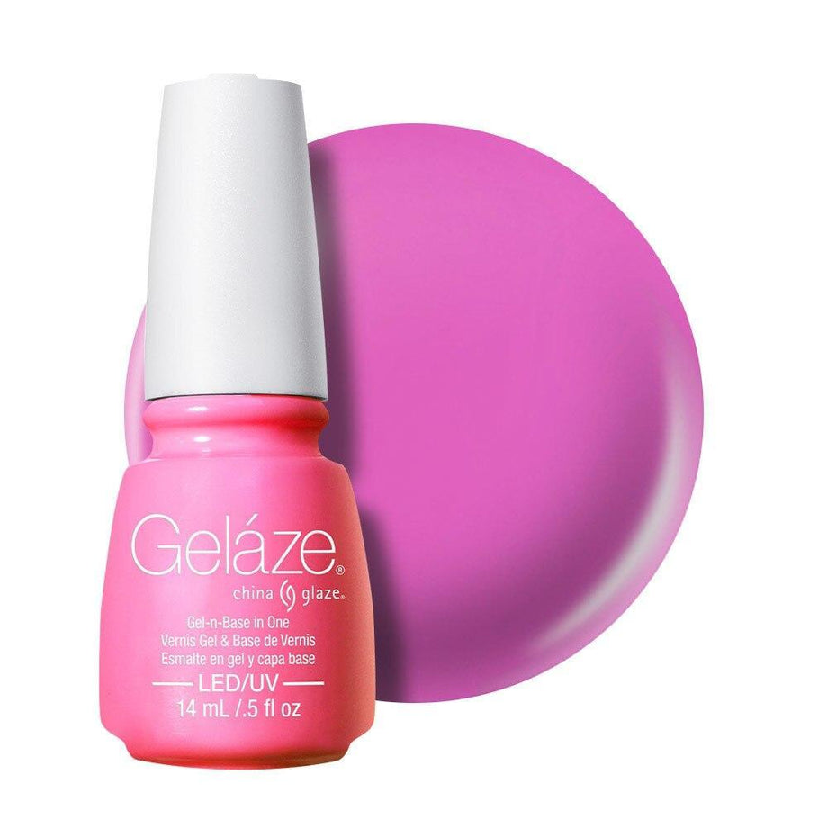 China Glaze Gelaze Gel & Base 14ml - Bottoms Up