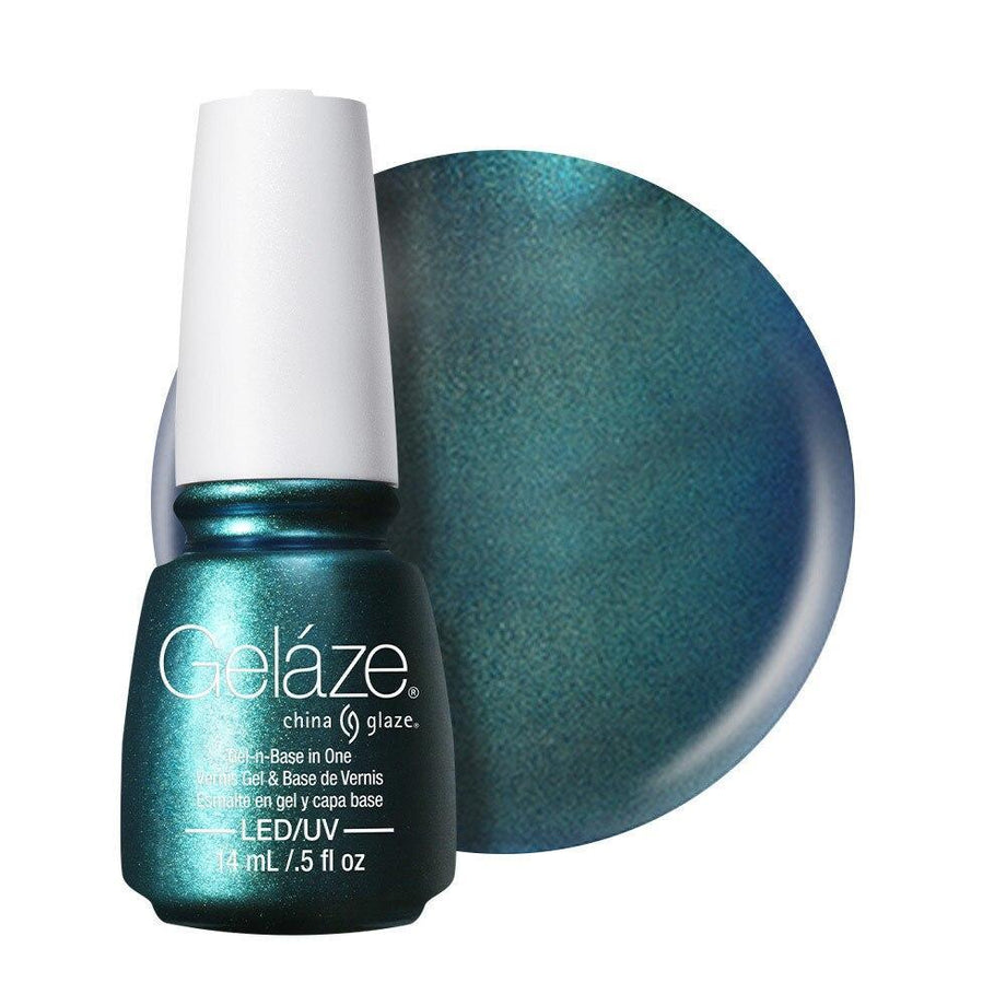 China Glaze Gelaze Gel & Base 14ml - Deviantly Daring