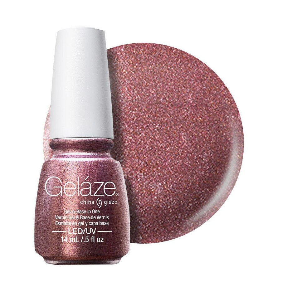 China Glaze Gelaze Gel & Base 14ml - Strike Up A Cosmo
