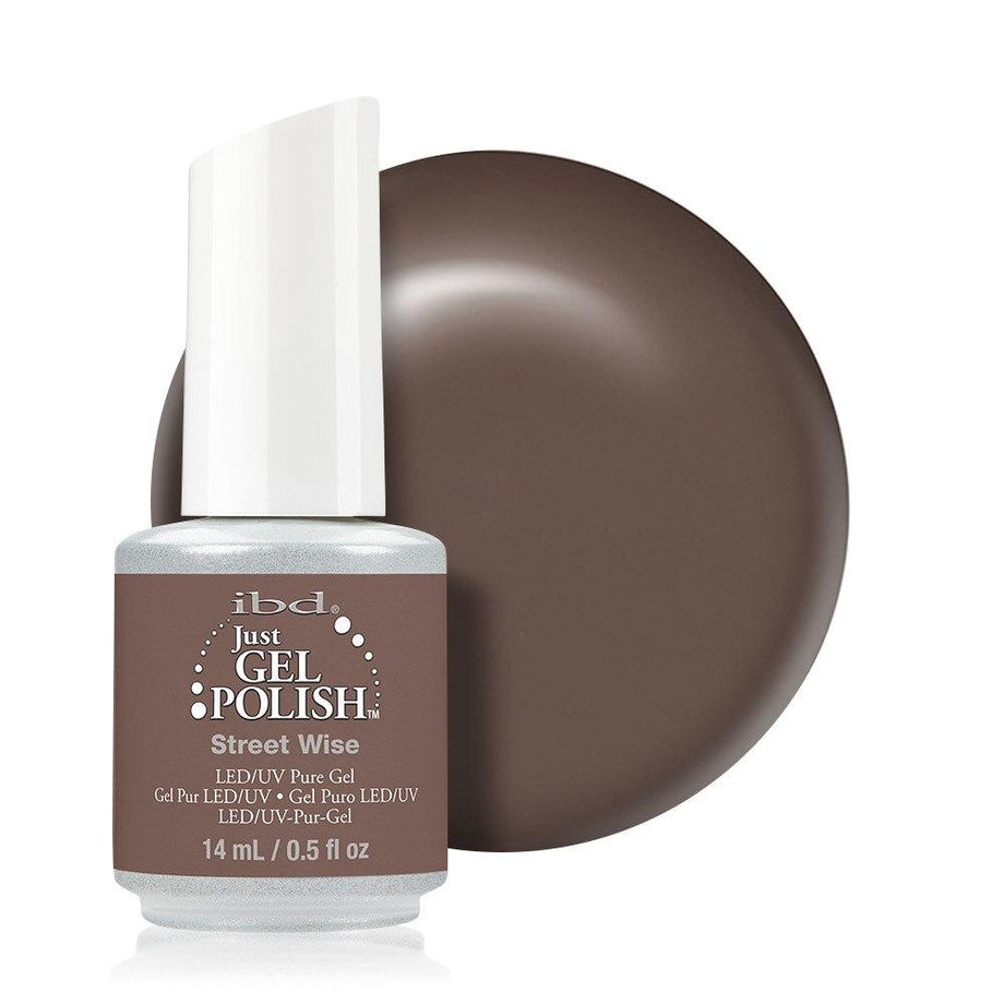 ibd Just Gel Polish 14ml - Street Wise (Creme) + Free Lacquer