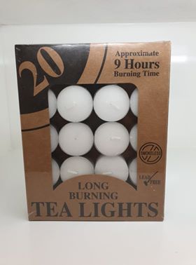 Tea Lite Candles - 20 pack